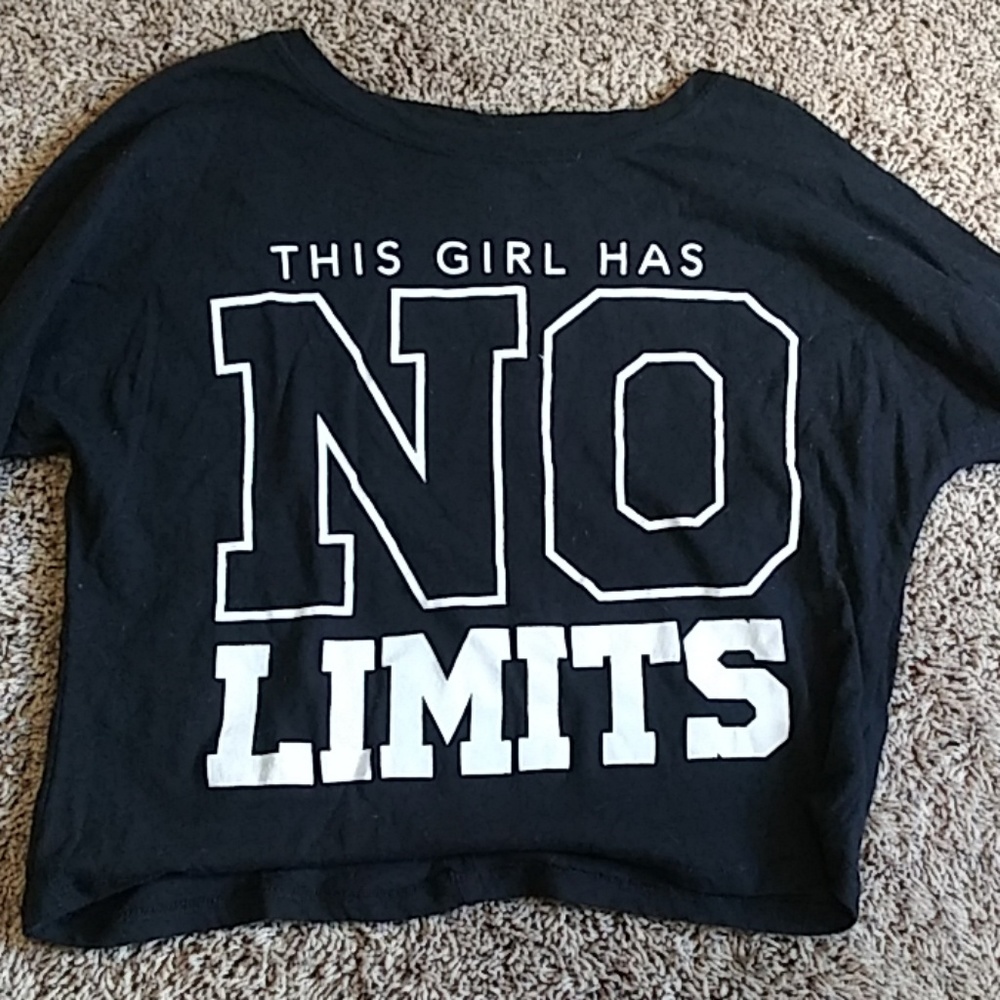 A cropped long sleeve